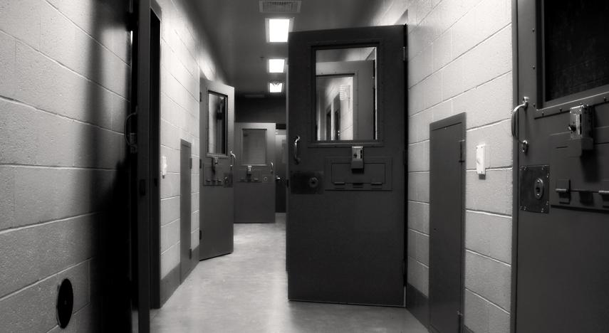 Open doors inside a prsison